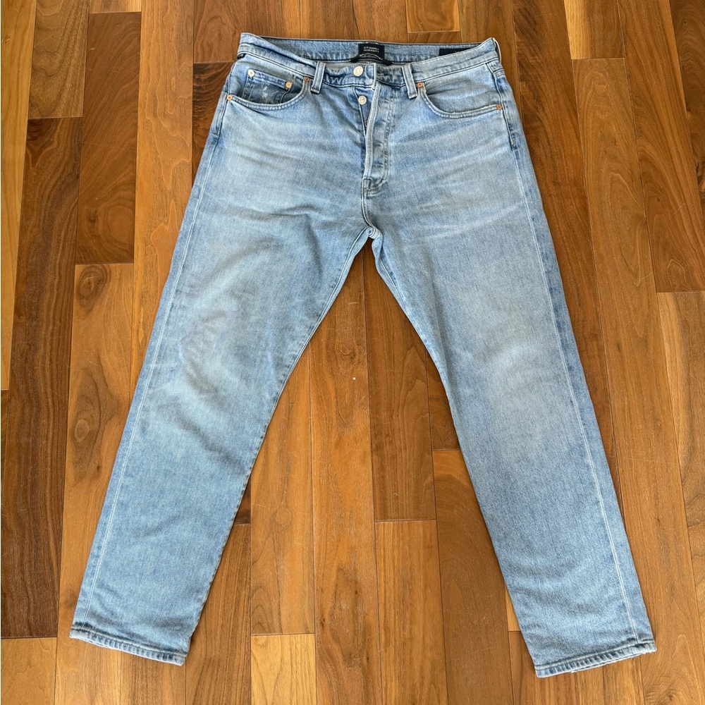 Citizen’s of Humanity Relaxed Fit Stonewash Blue Jeans